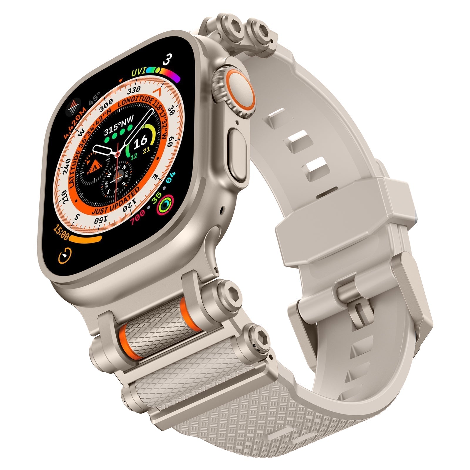 FKM gummirem Wheel of Fortune-rem for Apple Watch