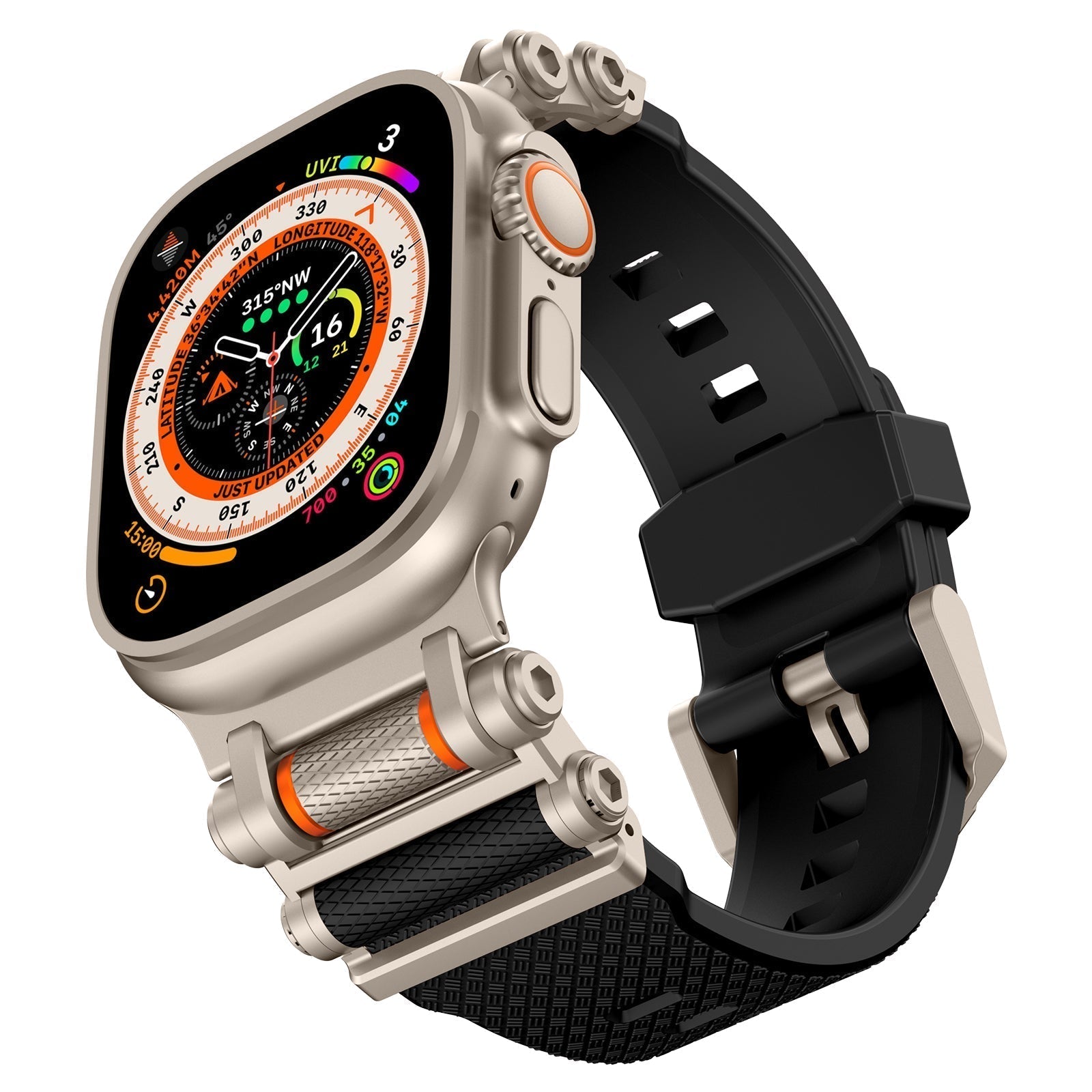 FKM gummirem Wheel of Fortune-rem for Apple Watch