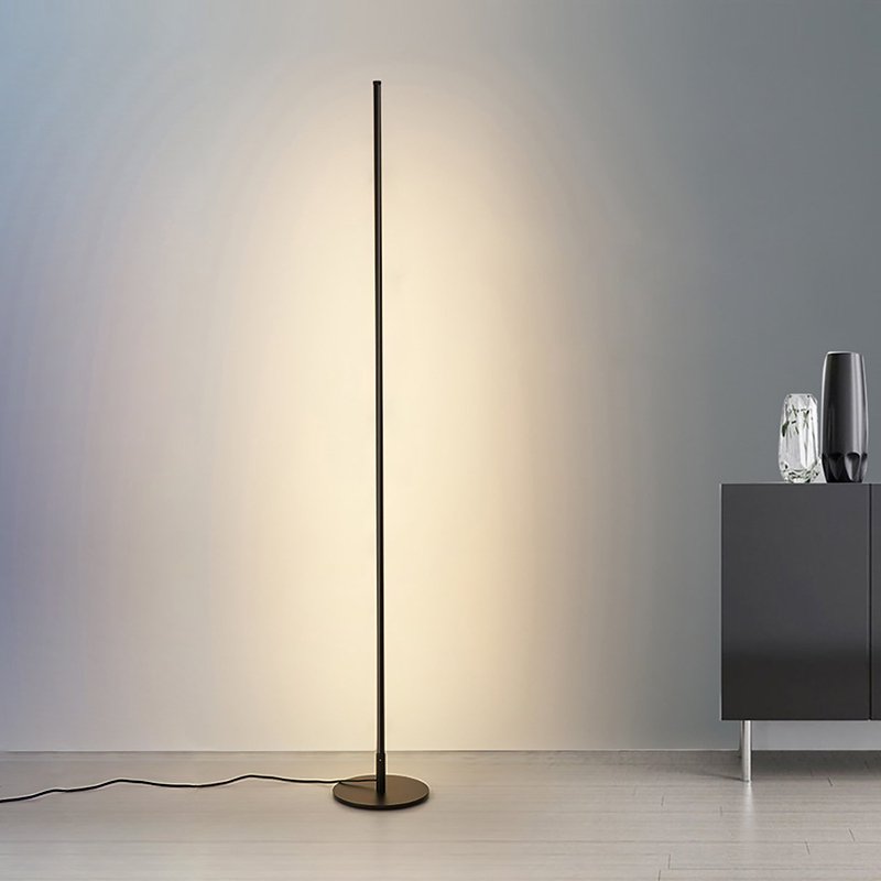 LumaArc LED Floor Lamp With Remote Dimmer Warm Cool Lighting