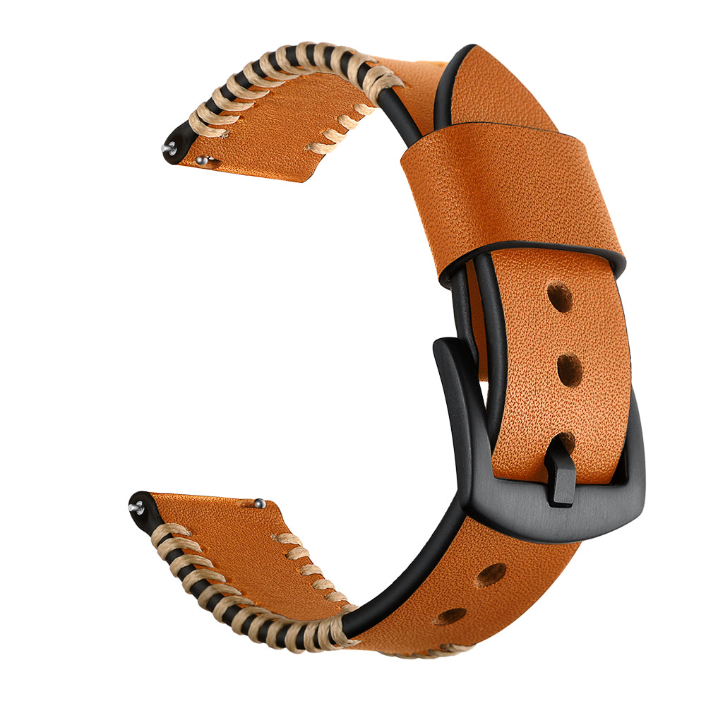 Kožený ručně šitý řemínek pro Samsung Galaxy Watch 4/5/6/7-20mm