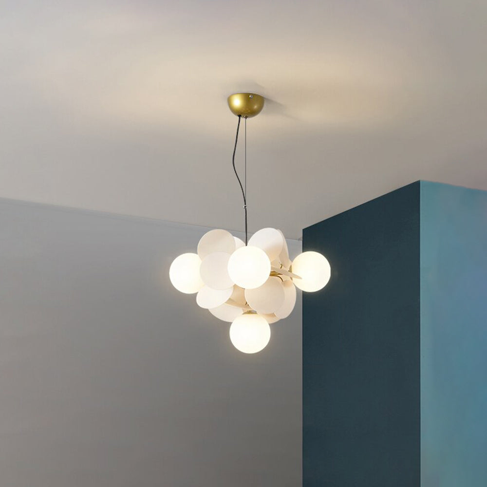 ModernBrilliance - Lampe suspendue à DEL en verre acrylique