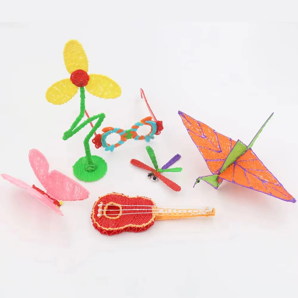 Nova 3D打印笔 - 适合儿童使用，配备20种颜色和100米耗材