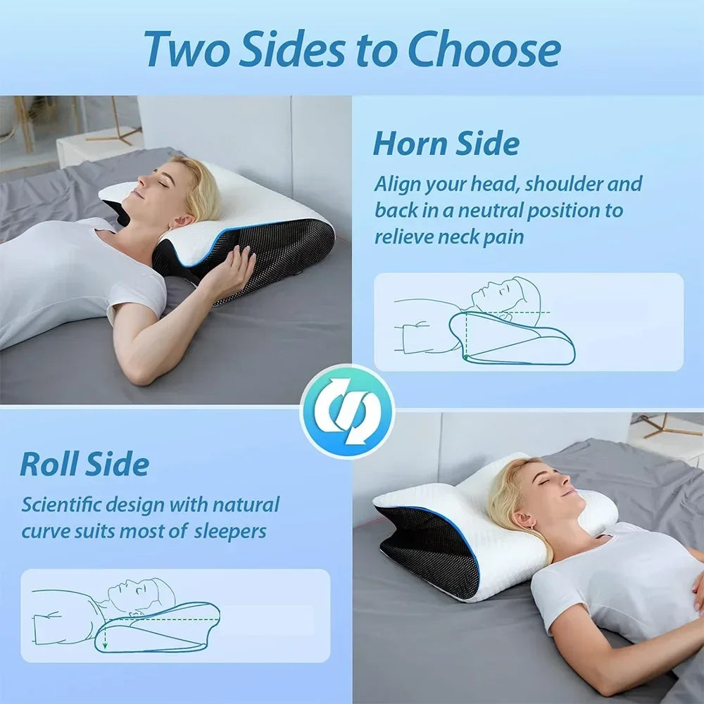 Orthopedic Cervical Neck Pillow For Neck Comfort And Support