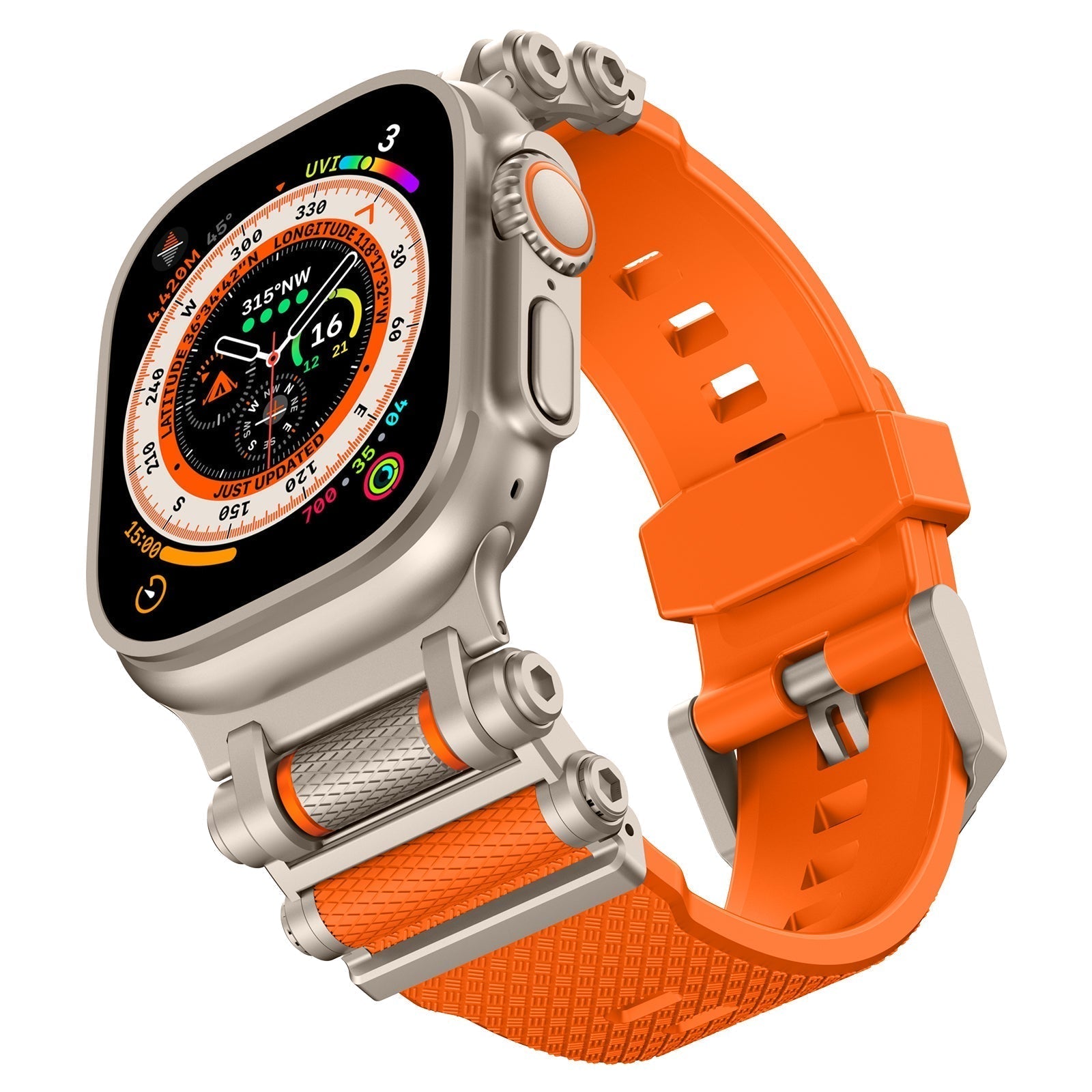 FKM gummirem Wheel of Fortune-rem for Apple Watch