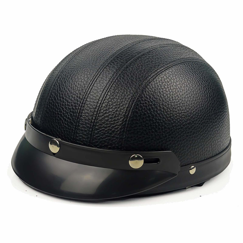 复古风格半罩巡航摩托车头盔骑士用