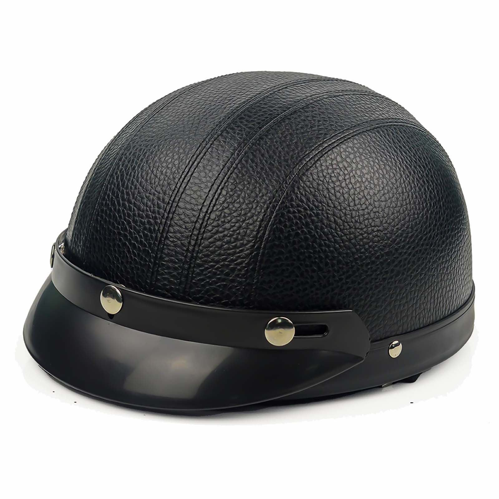 复古风格半罩巡航摩托车头盔骑士用