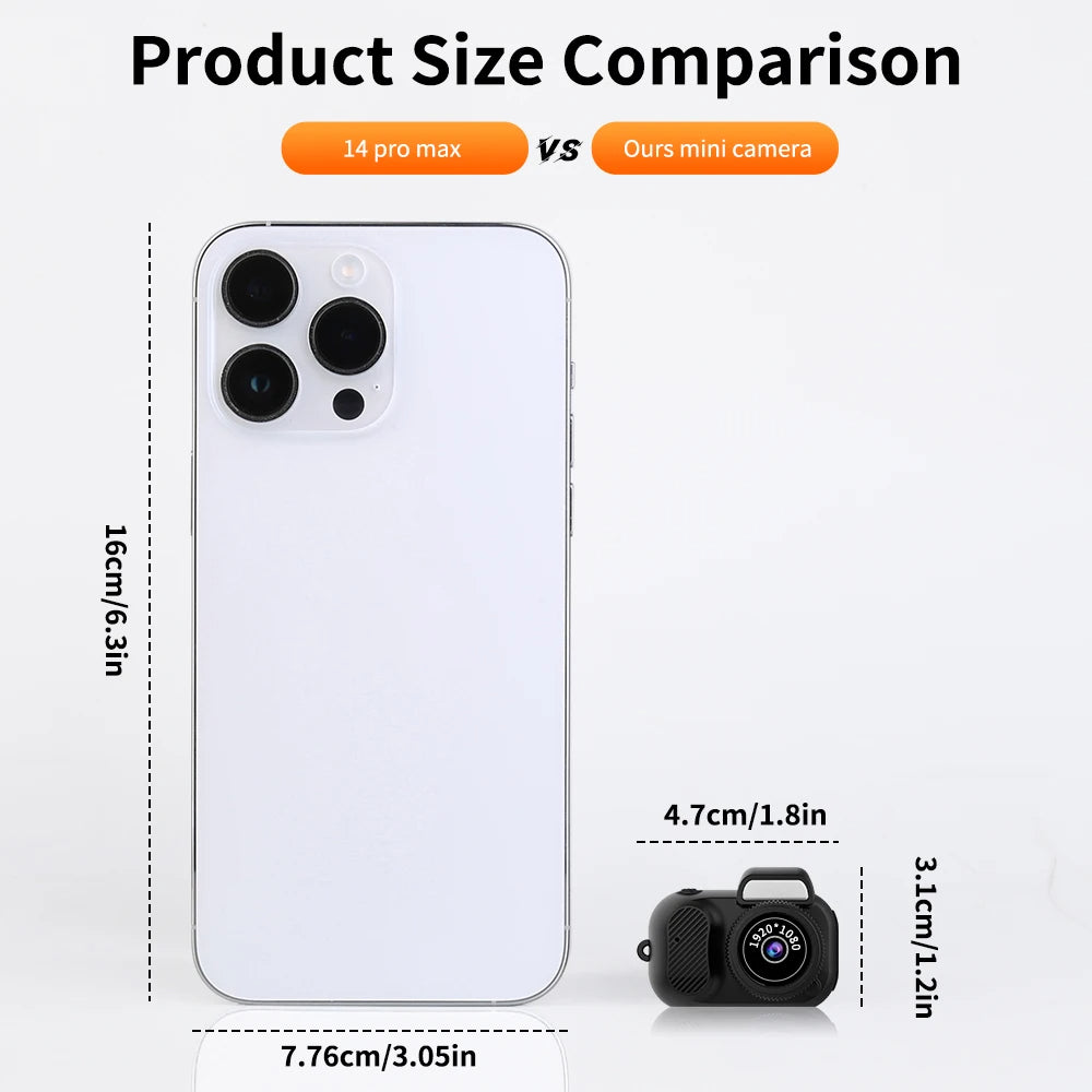Mini Portable Vintage Camera 1080P For Everyday Travel