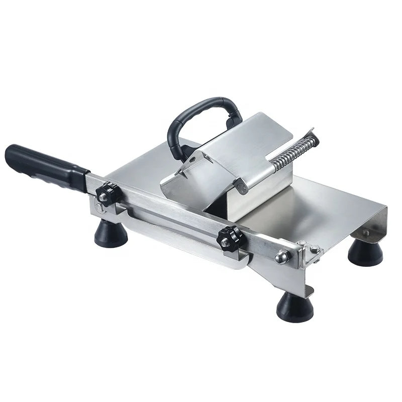 Feliator profesional de carne și tăietor manual din oțel inoxidabil