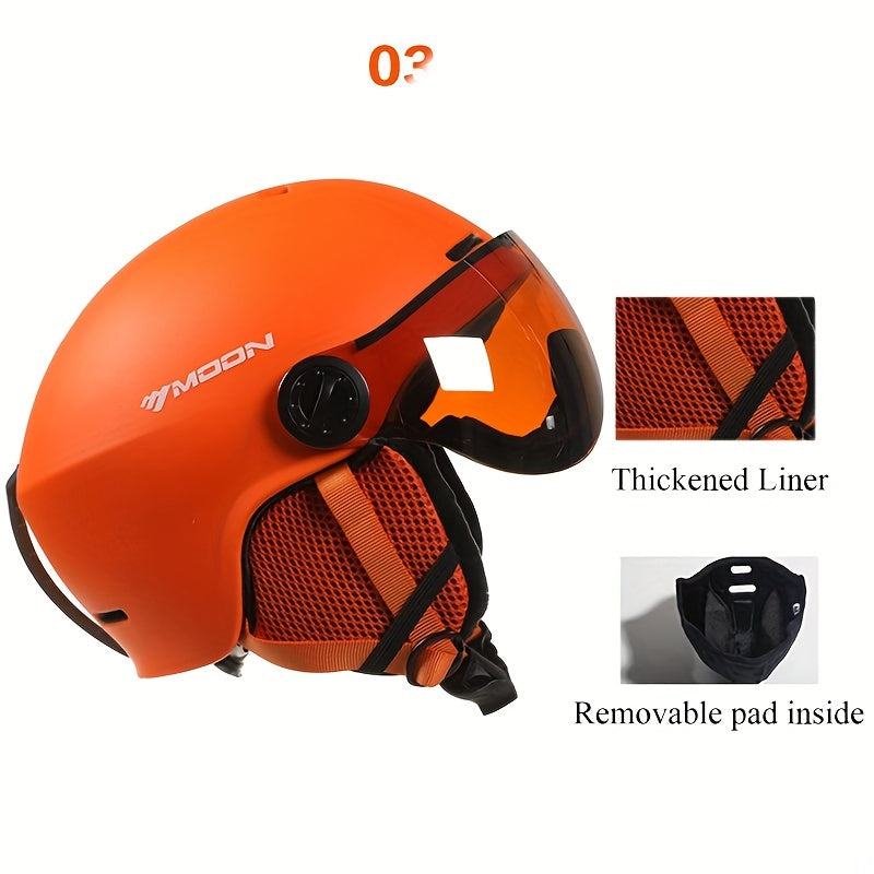 Kask narciarski SummitGuard z odpinanymi elementami, bezpieczny i wygodny do użytku na zewnątrz