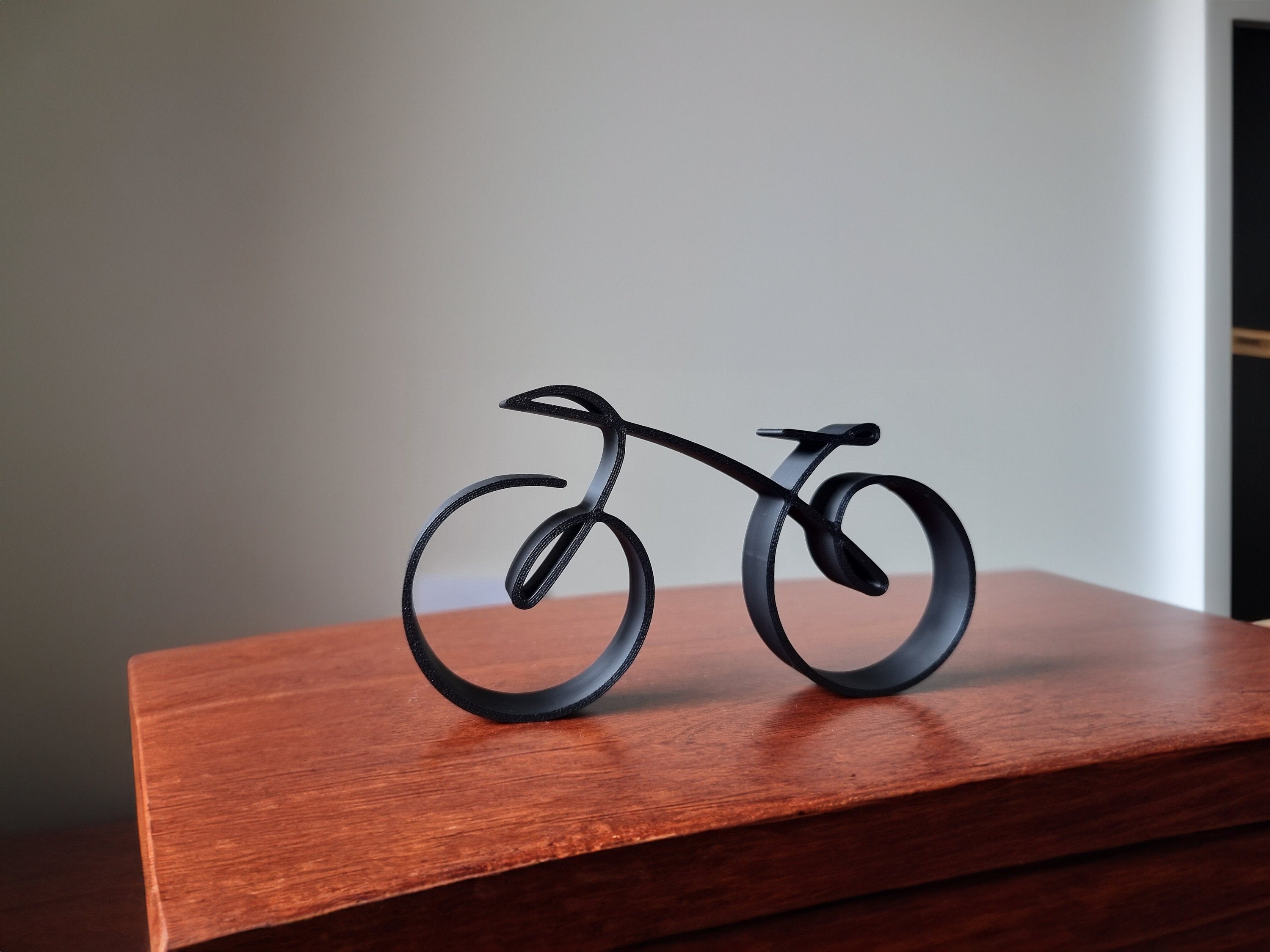 Sculptură din sârmă pentru bicicletă AeroLine Elegant Minimalist