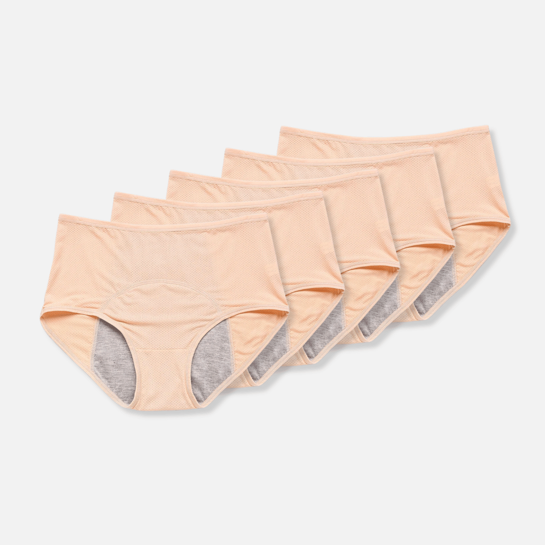Auslaufsichere Menstruationsunterwäsche