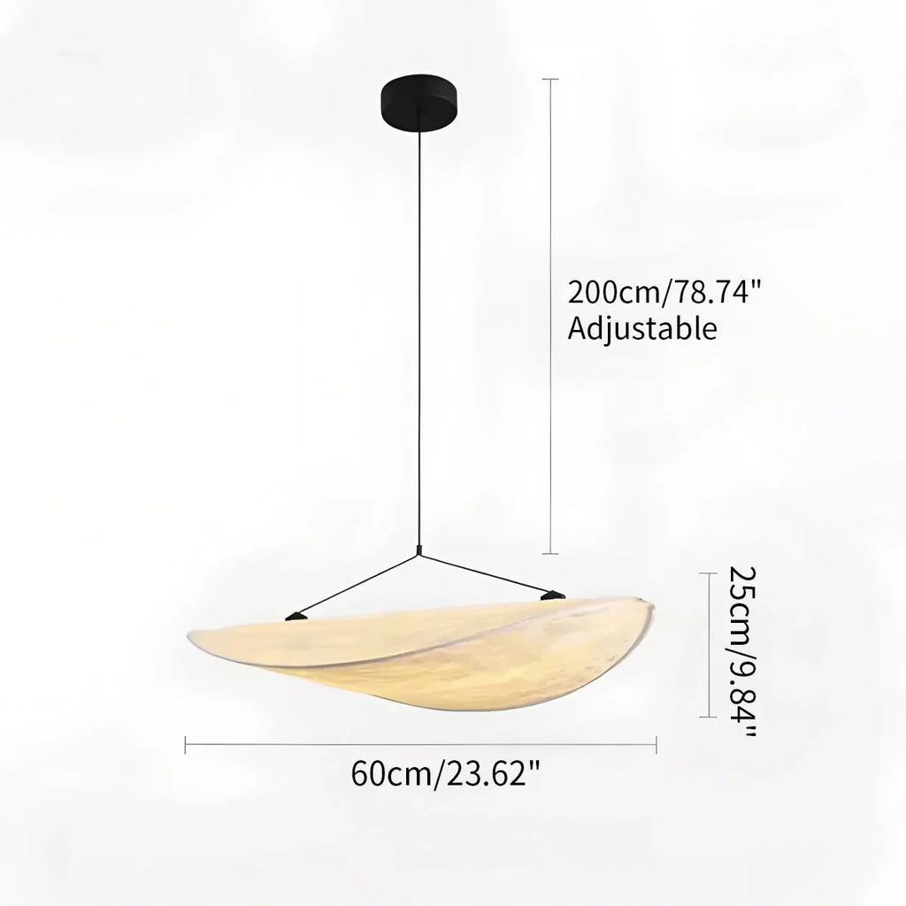 Lampu Gantung Sutera Bentuk Awan Seni Zen untuk Ruang Tamu - Orntli