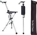Bâton de randonnée TerraStride avec siège intégré pour un confort en déplacement