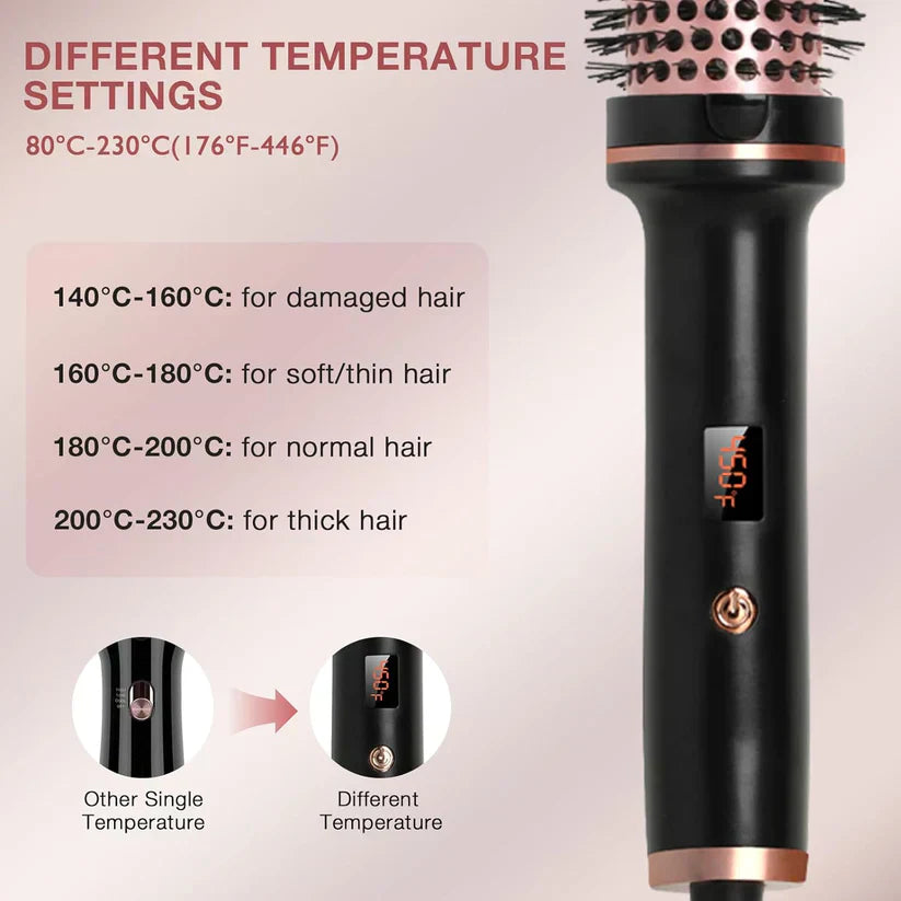 PulseCurl™ احصلي على نتائج بمستوى الصالون | تموجات خفيفة، تجعيدات، حجم أو فرد الشعر