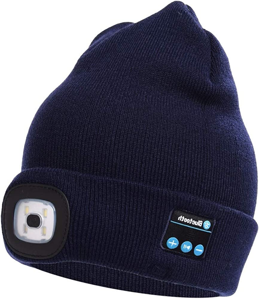 LumaBeanie Bluetooth Hue med Lys og Trådløse Hovedtelefoner