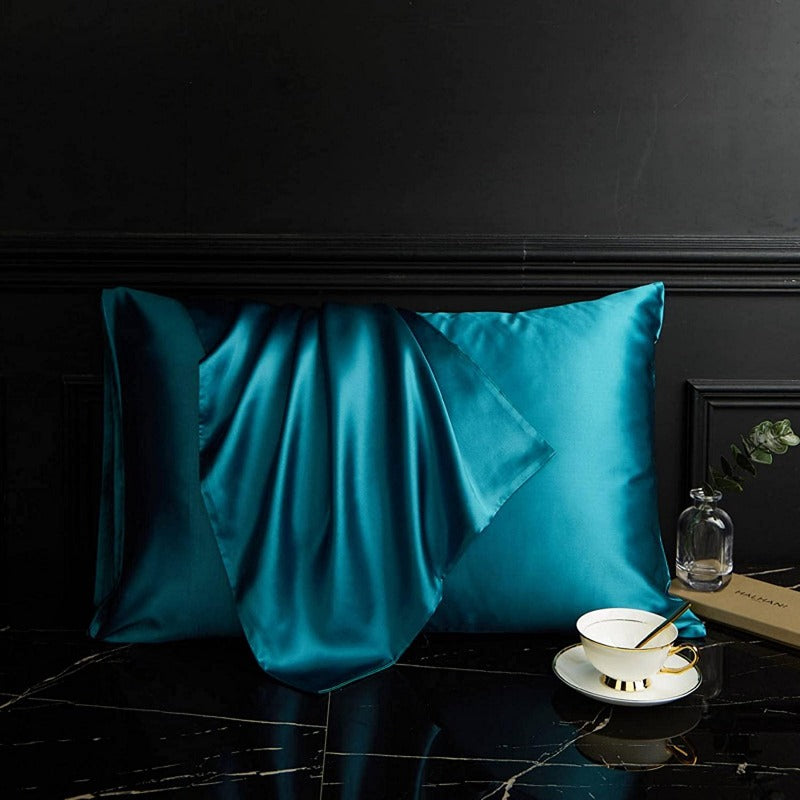 奢华纯桑蚕丝与天丝枕套