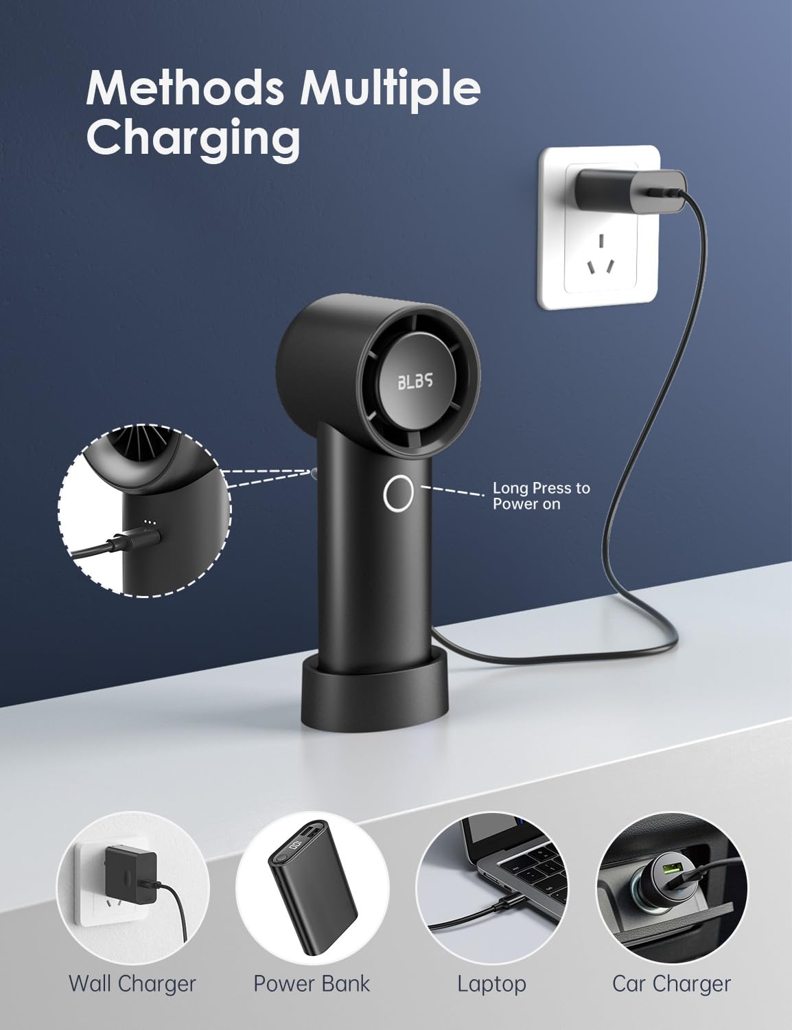 مروحة يدوية شخصية فونيري بريزباددي