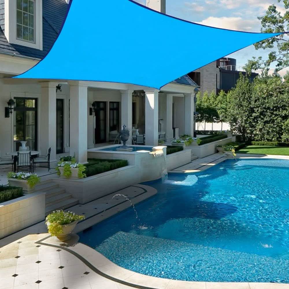 Toldo rectangular con protección UV para jardín y terraza, con sombra duradera