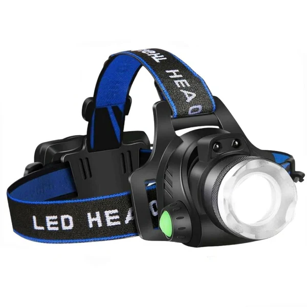 ApexLite 300LM Torcia Frontale LED Ricaricabile con Torcia Zoomabile e Luce Tattica