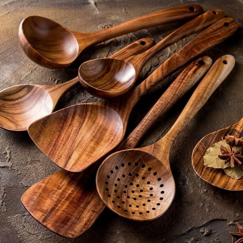 Set Peralatan Dapur Kayu Jati | Taavita