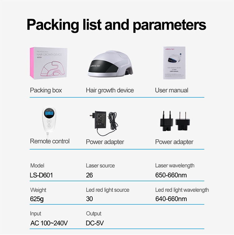 LED-Haarwuchs-Helm