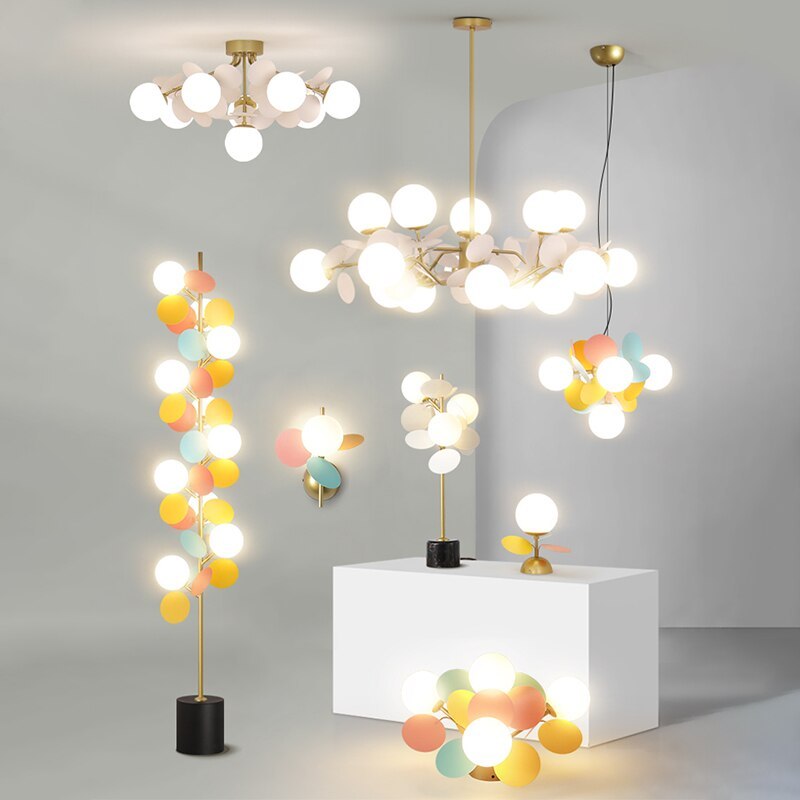 ModernBrilliance - Lampe suspendue à DEL en verre acrylique