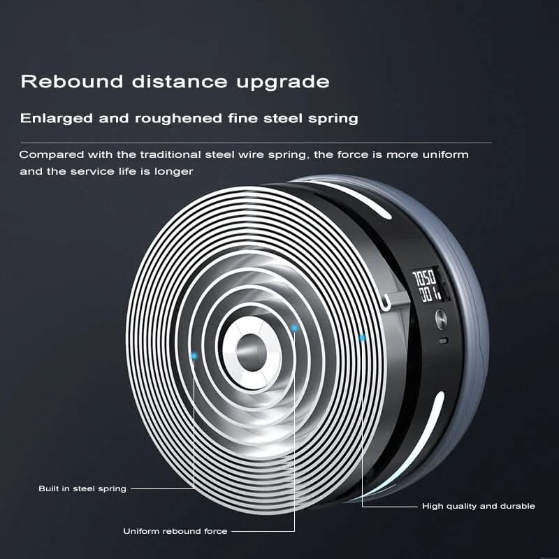 Ruota per addominali ApexCore con ritorno automatico e conteggio per un allenamento efficace del core