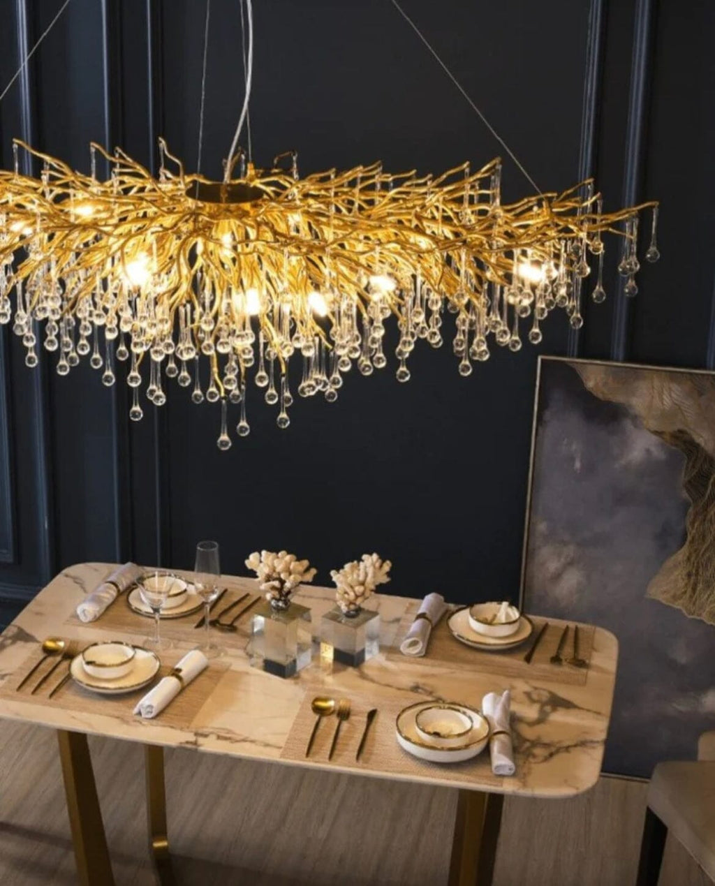 Lustre personnalisable Goutte d'eau