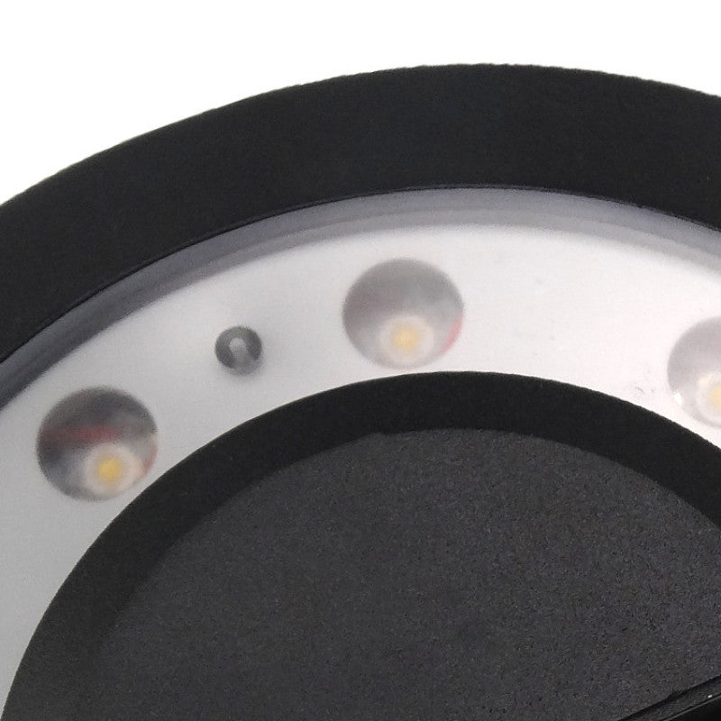 Ray 飞碟壁灯 - 黑色金属 LED 灯具