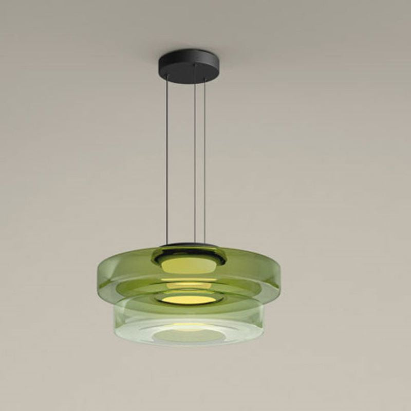 Suspension en verre à plusieurs niveaux Jojo