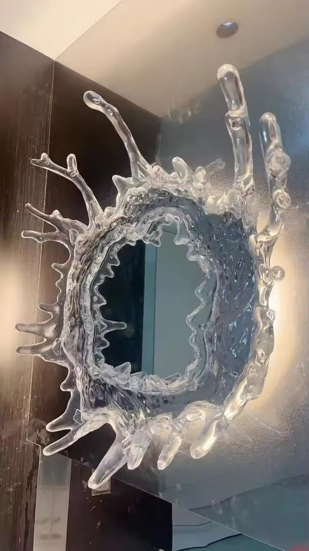 Wasserspritzer LED Spiegel