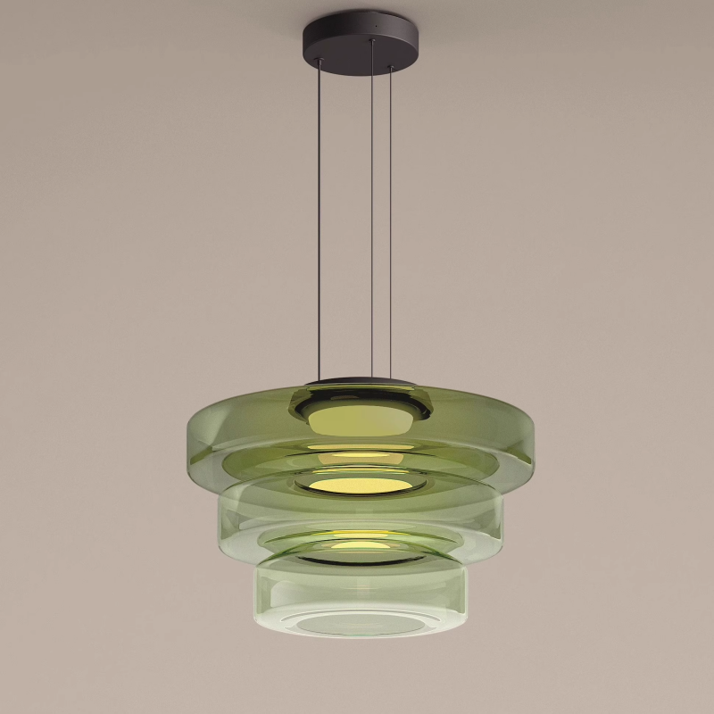Suspension en verre à plusieurs niveaux Jojo