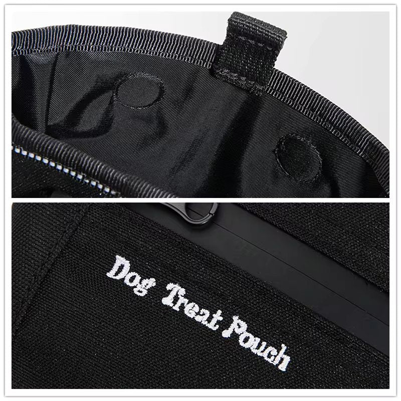 Sac de friandises pour chien avec sangle de taille – Compagnon d'entraînement mains libres pour animaux