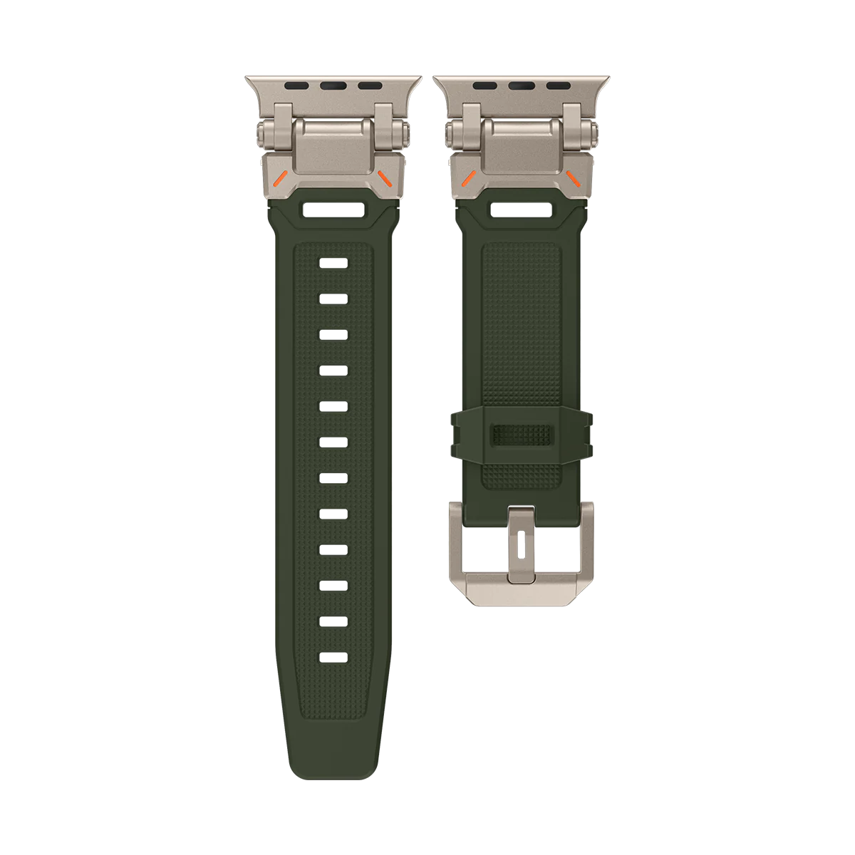 Új titán fém fej szilikon szíj Apple Watch-hoz