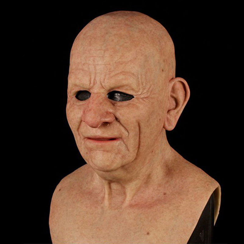 Elävän näköinen lateksinaamio Halloweenin cosplay-koko kasvoille