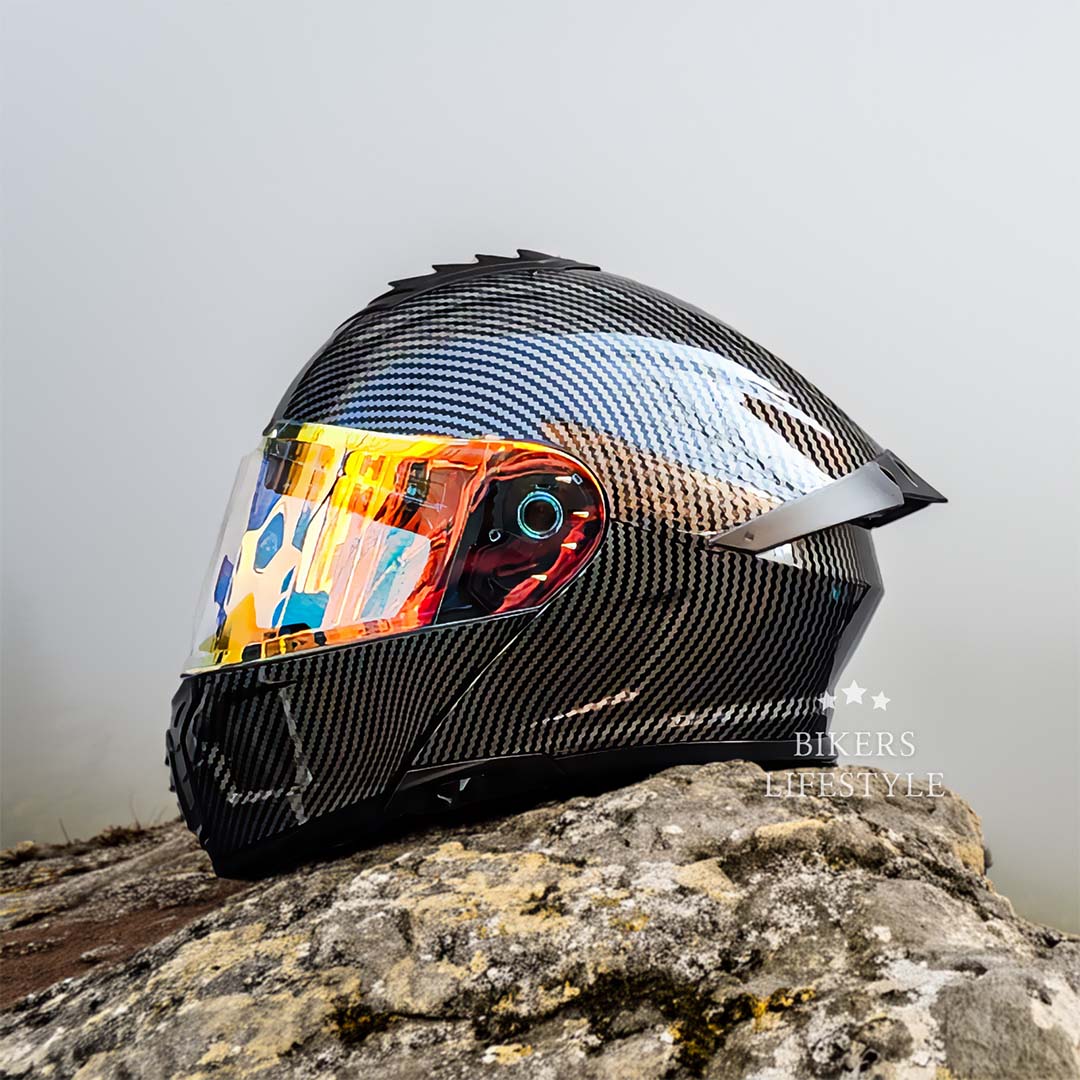 Casque modulaire AeroGuard à double visière homologué DOT et ECE