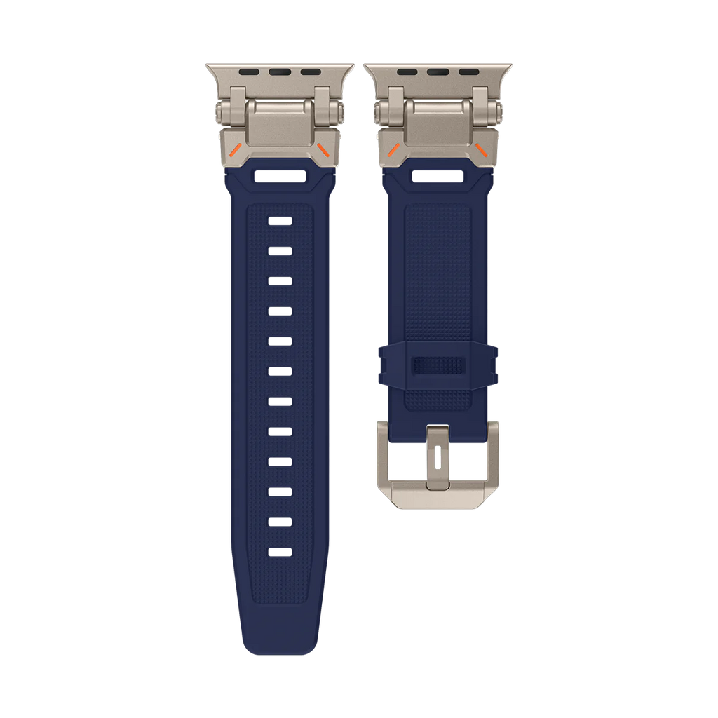 Új titán fém fej szilikon szíj Apple Watch-hoz