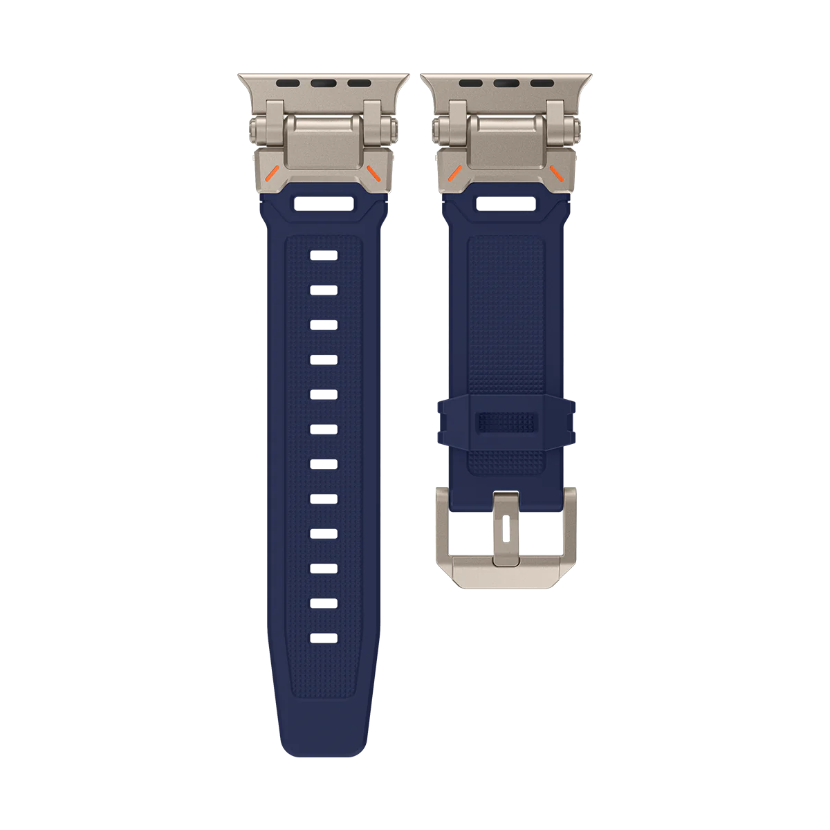 Új titán fém fej szilikon szíj Apple Watch-hoz