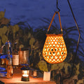 Lanterne tissée solaire Luna – Éclairage élégant intérieur et extérieur