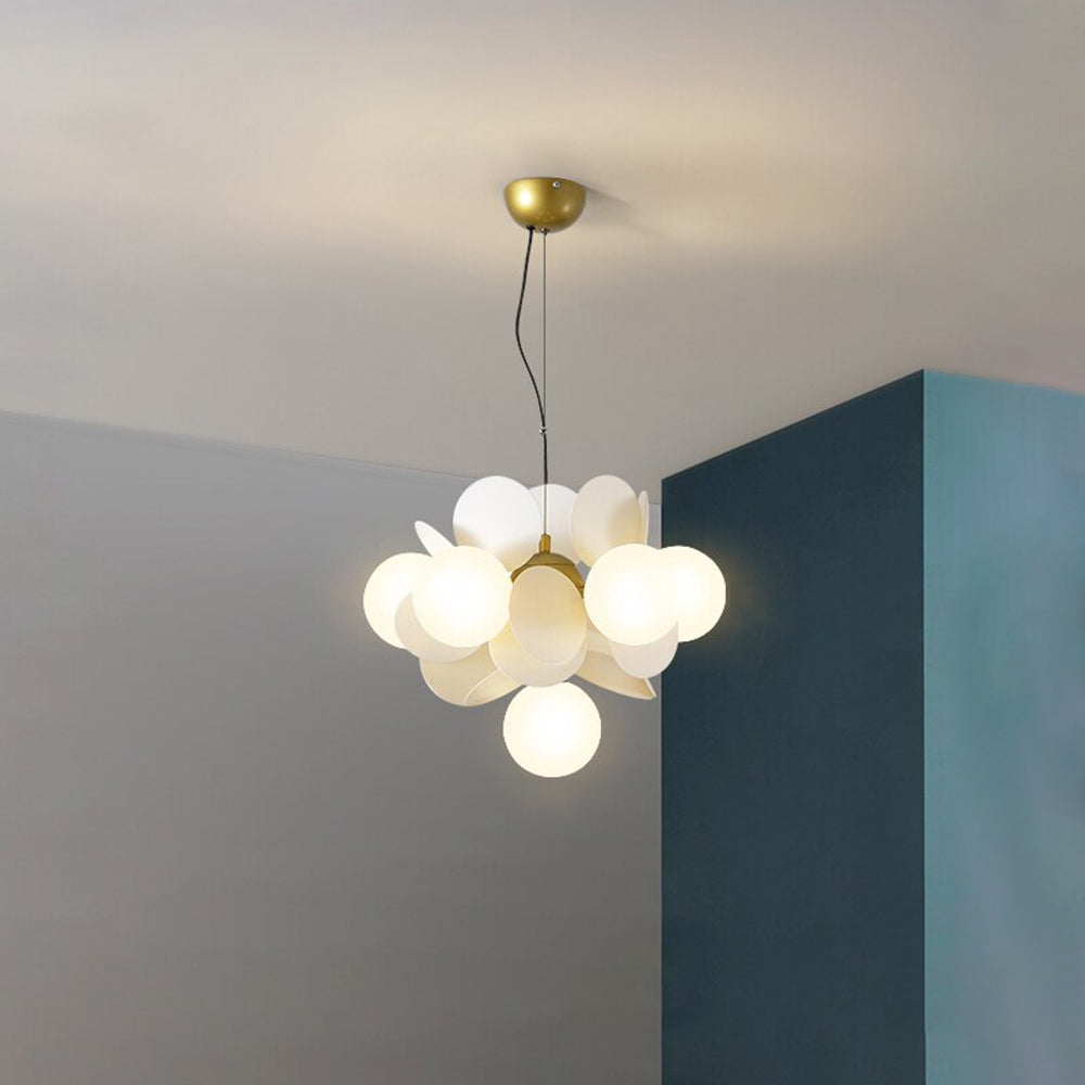 ModernBrilliance - Lampe suspendue à DEL en verre acrylique