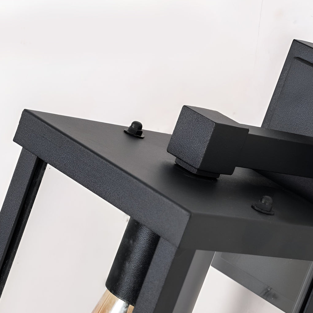Lampada da parete rettangolare Amer in vetro, design moderno
