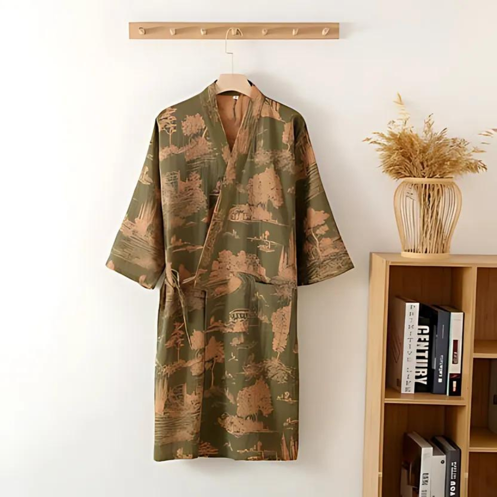 Jubah Kimono Hutan Tenang
