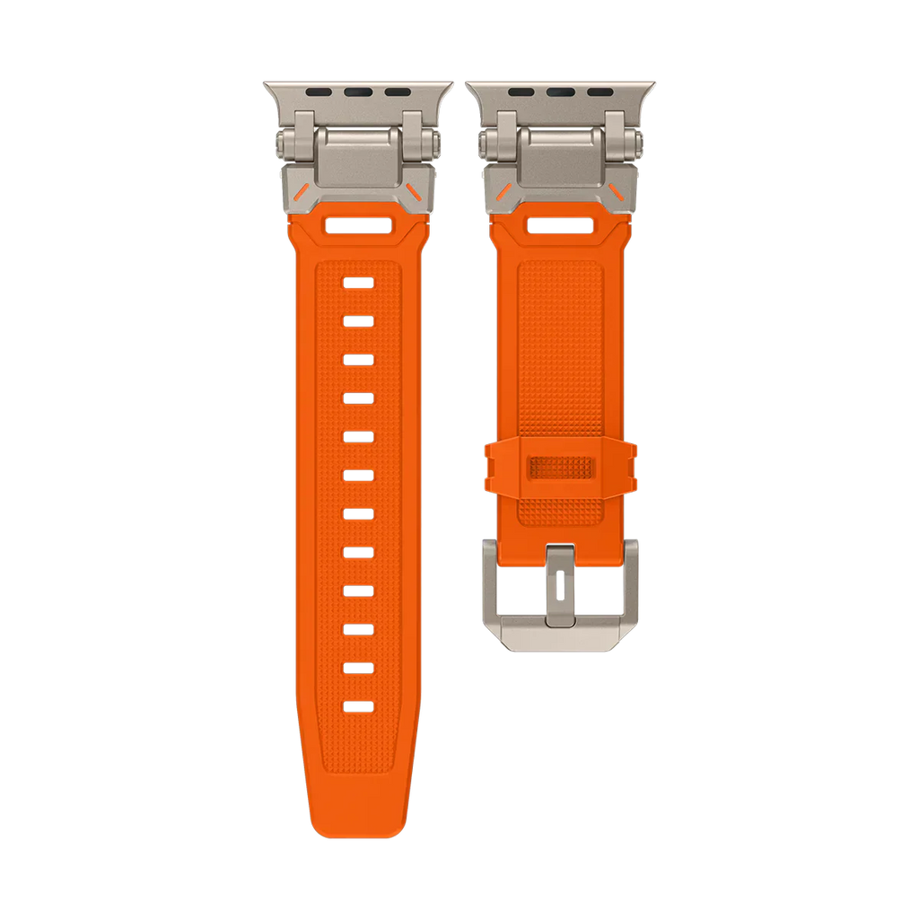 Új titán fém fej szilikon szíj Apple Watch-hoz