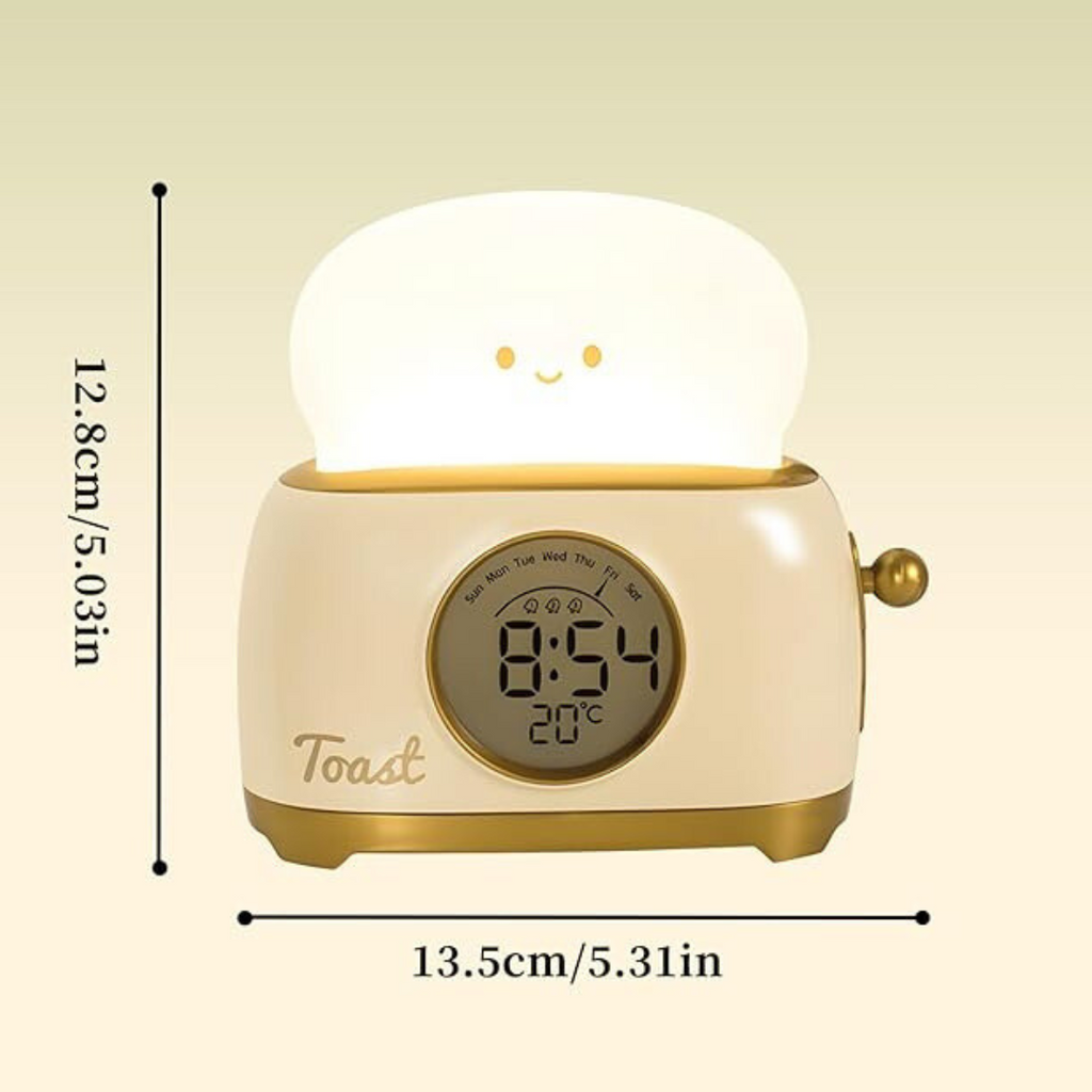 Toasty Alarm clock | Night light and alarm clock in one for the nursery