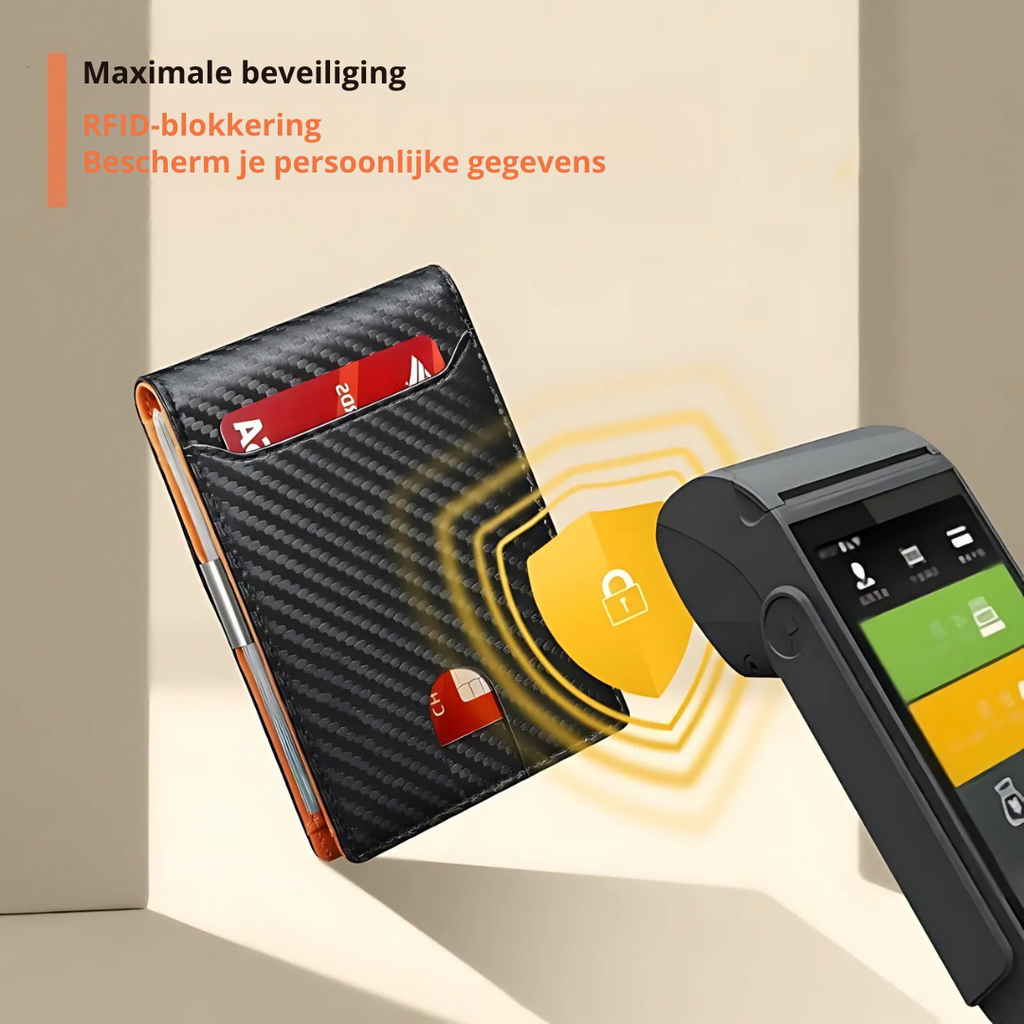 Portefeuille homme en cuir SwiftGuard RFID Compact, fin et sécurisé