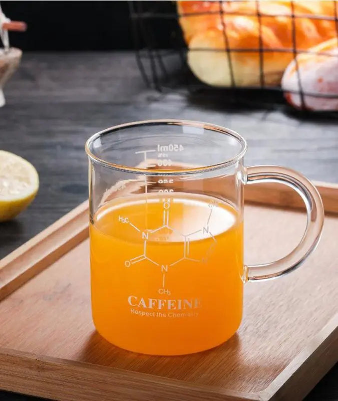 Kubek z motywem cząsteczki kofeiny Chemist's Brew