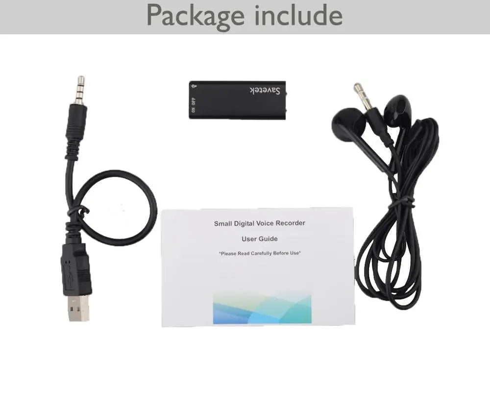 携帯音声録音用小型音声起動録音機