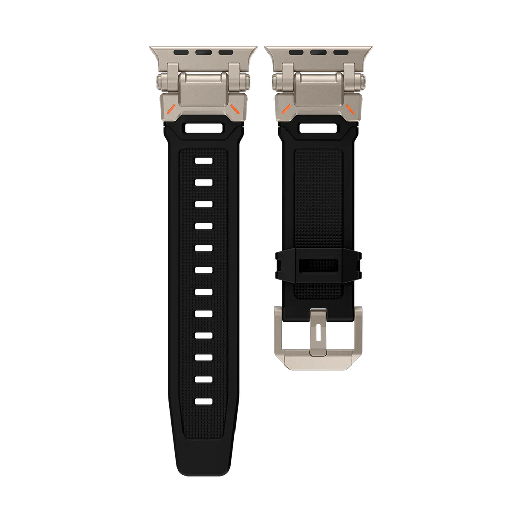 Új titán fém fej szilikon szíj Apple Watch-hoz