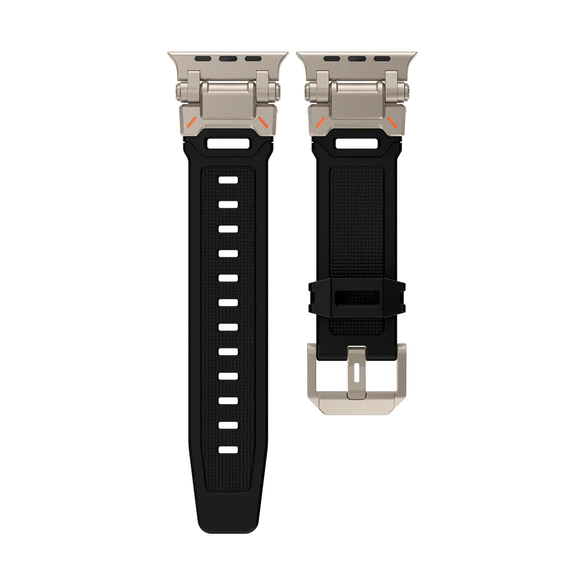 Új titán fém fej szilikon szíj Apple Watch-hoz