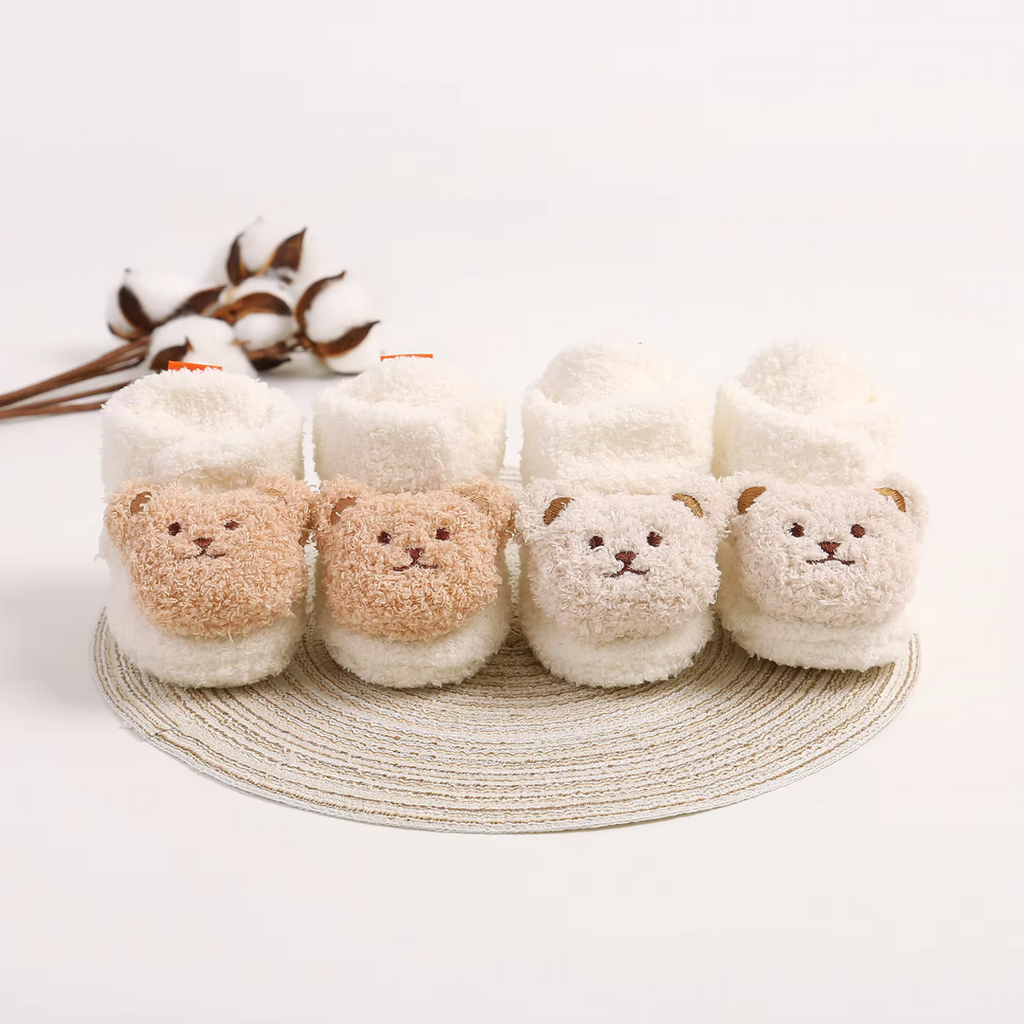 Teddybearssokken | Warme voetjes voor de allerkleinsten